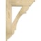 Ekena Millwork Olympic Traditional Rough Sawn Bracket w/ Offset Brace, Douglas Fir, 6"W x 20"D x 28"H BKT0604X20X28OLY01RDF - alternate 2